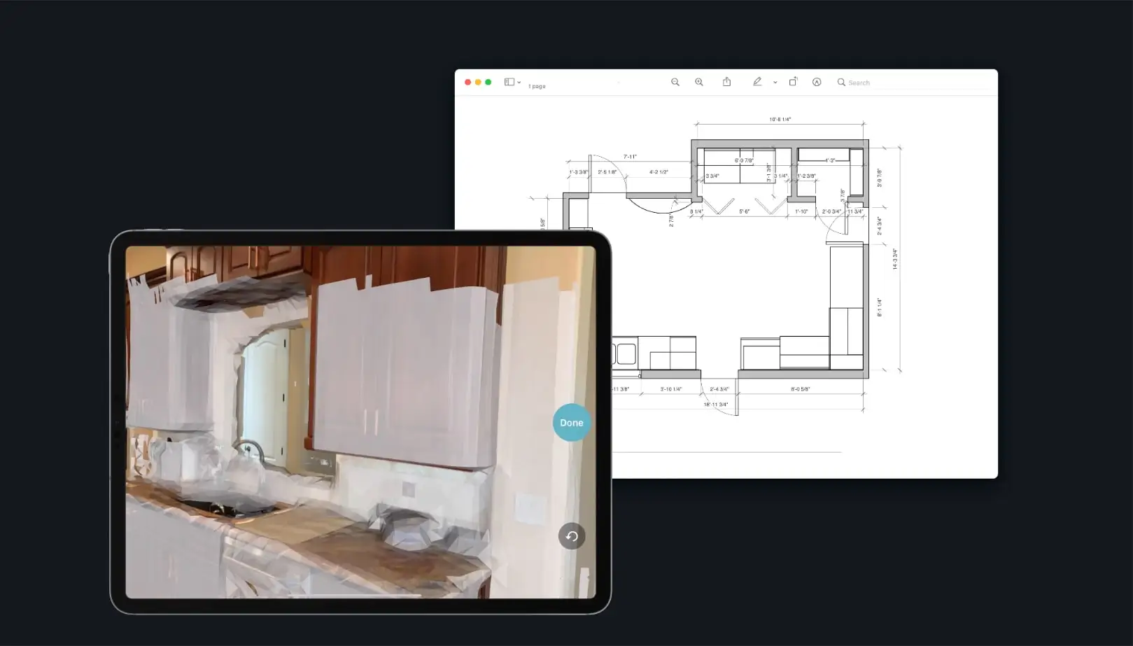 Tablet scanning and 2D Drawings model