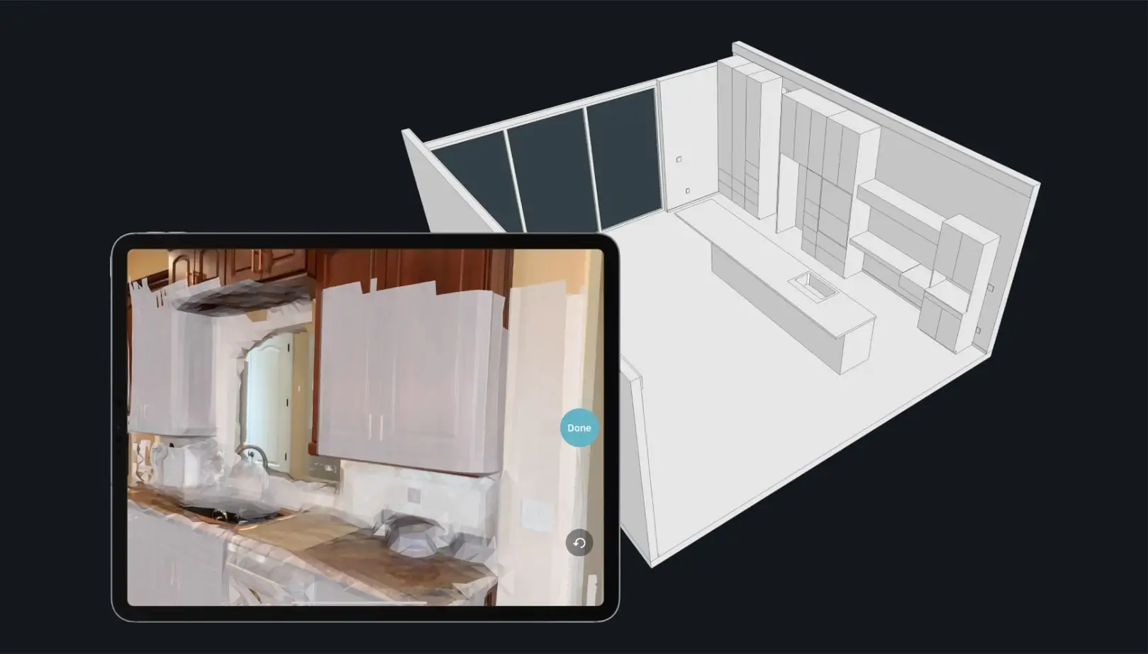 Tablet scanning and SketchUp model